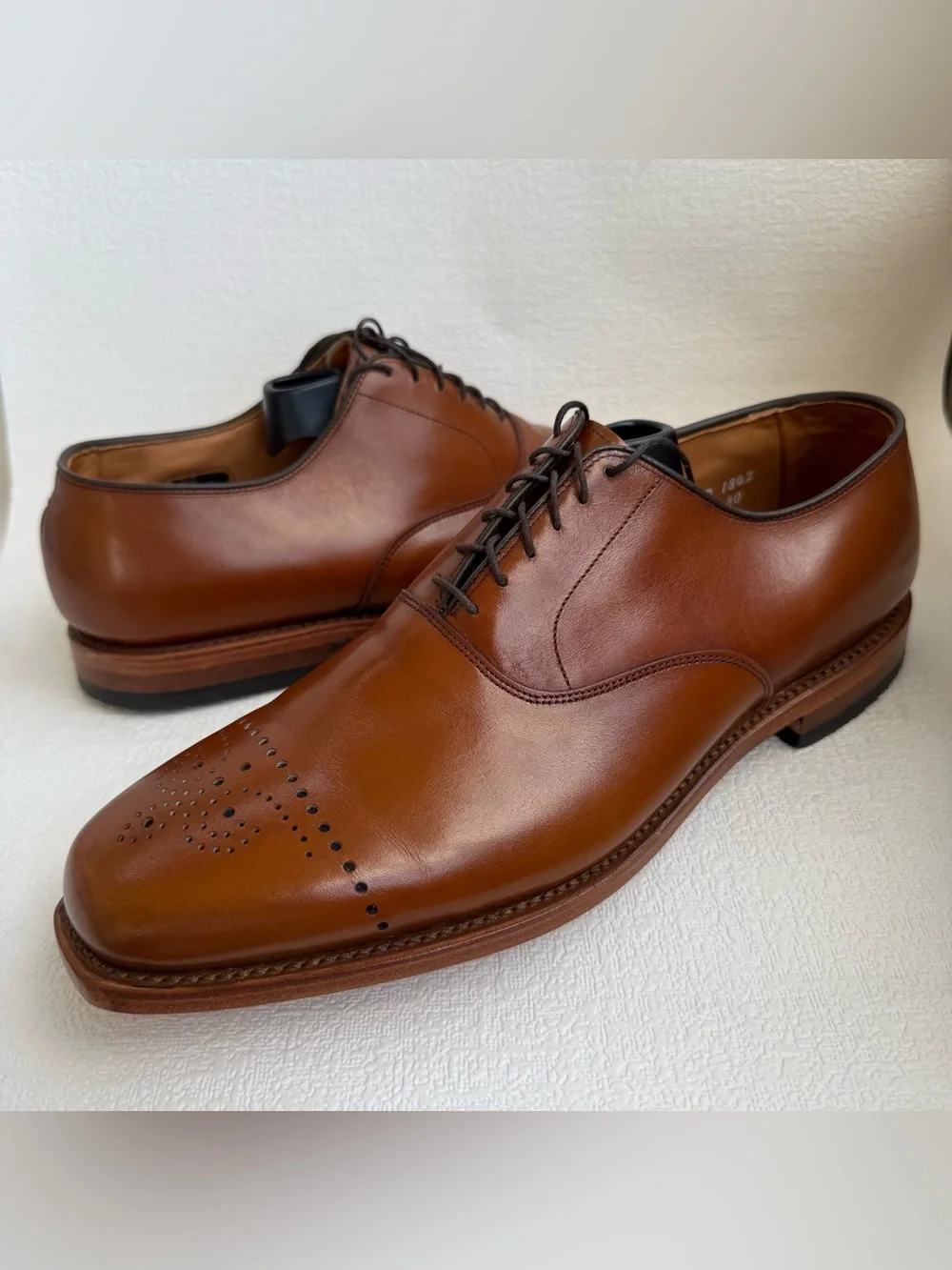 Allen Edmonds Dryden Men’s 11.5 D Brown Leather Oxford Dress Shoes